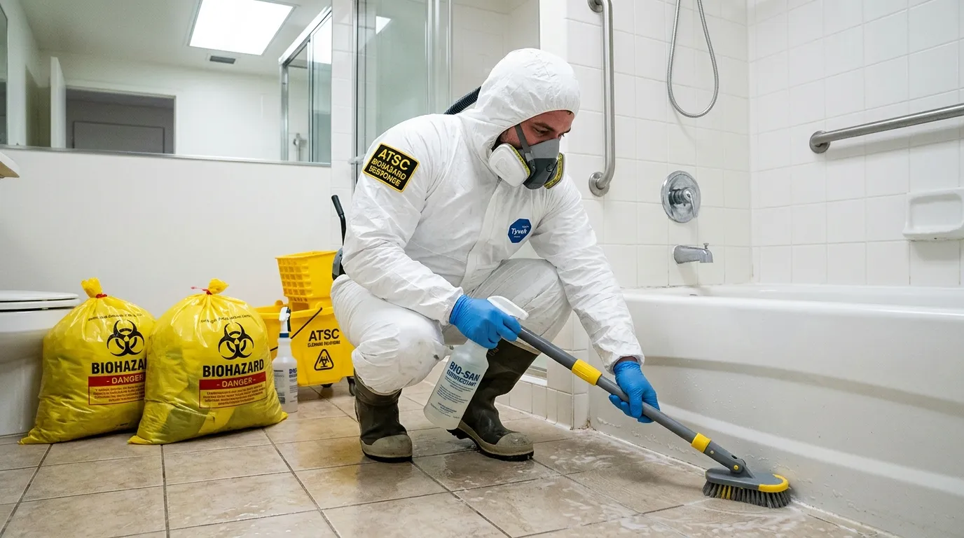 Decontamination equipment deployed for Blood Cleanup in Spruce Hill